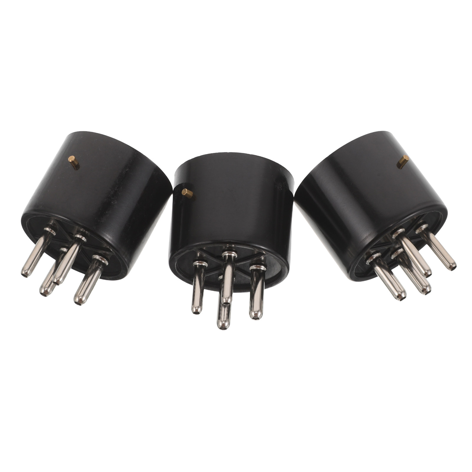 Vintage Radio Repair - 3Pcs 4 Pin Vacuum Tube Plug