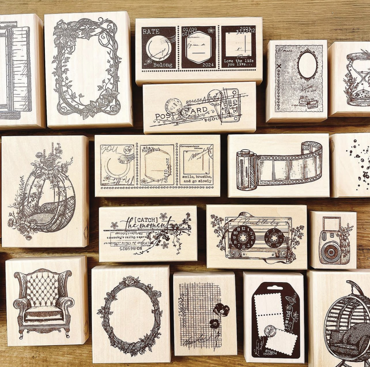 Vintage Collectible Stamps - JP Vintage Slow Living Catch The