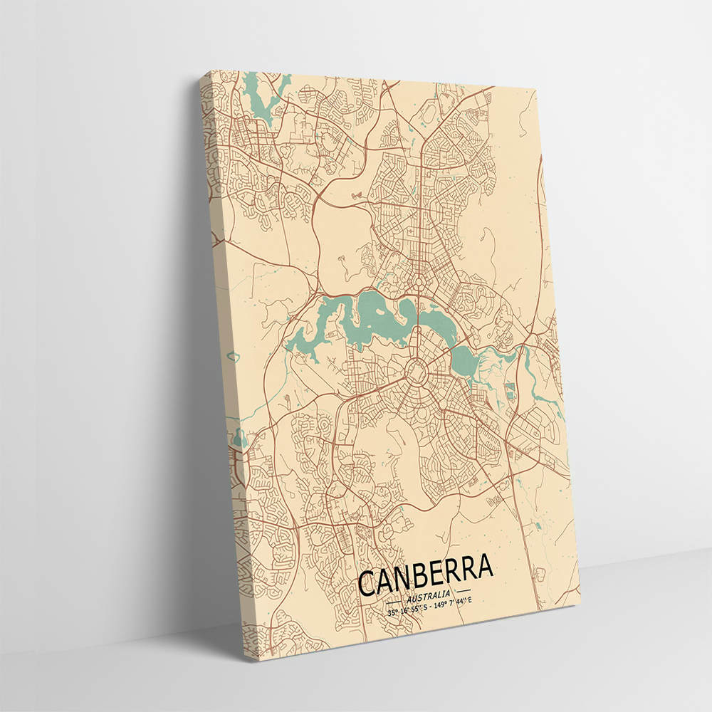 Canberra Vintage & Collectible Centre Reviews - Canberra Vintage Map Printing Poster Pictures