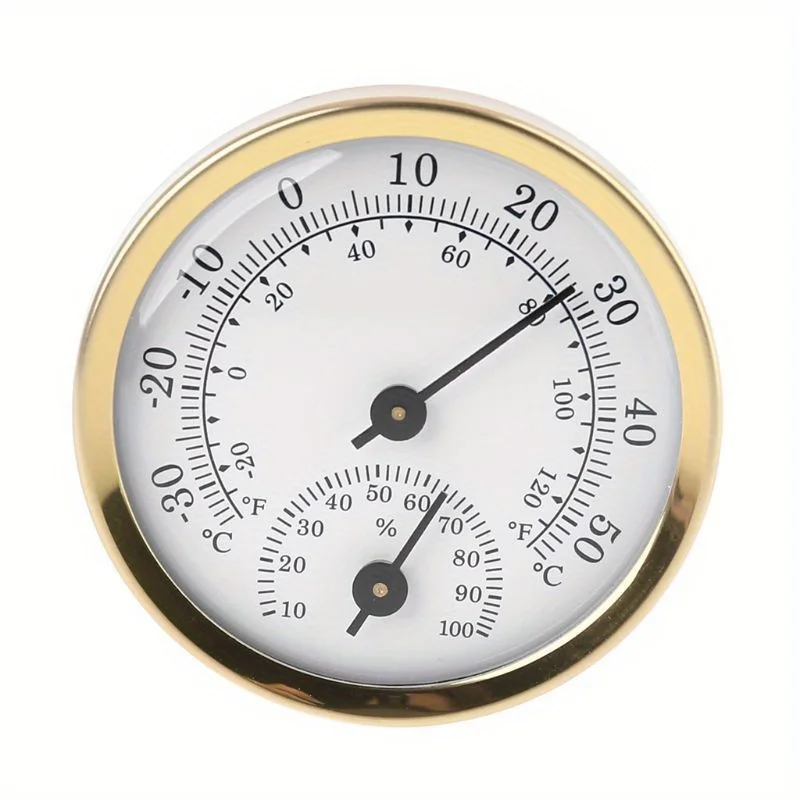 Analog Meter Gauge - Mini 2 in 1 Thermometer Hygrometer