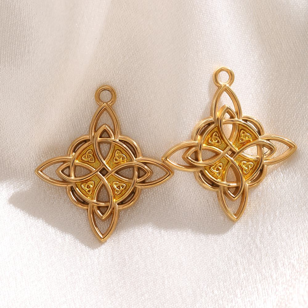 1-3PCS Gold Plated Celtic Knot – обзор и цена Vintage Necklace
