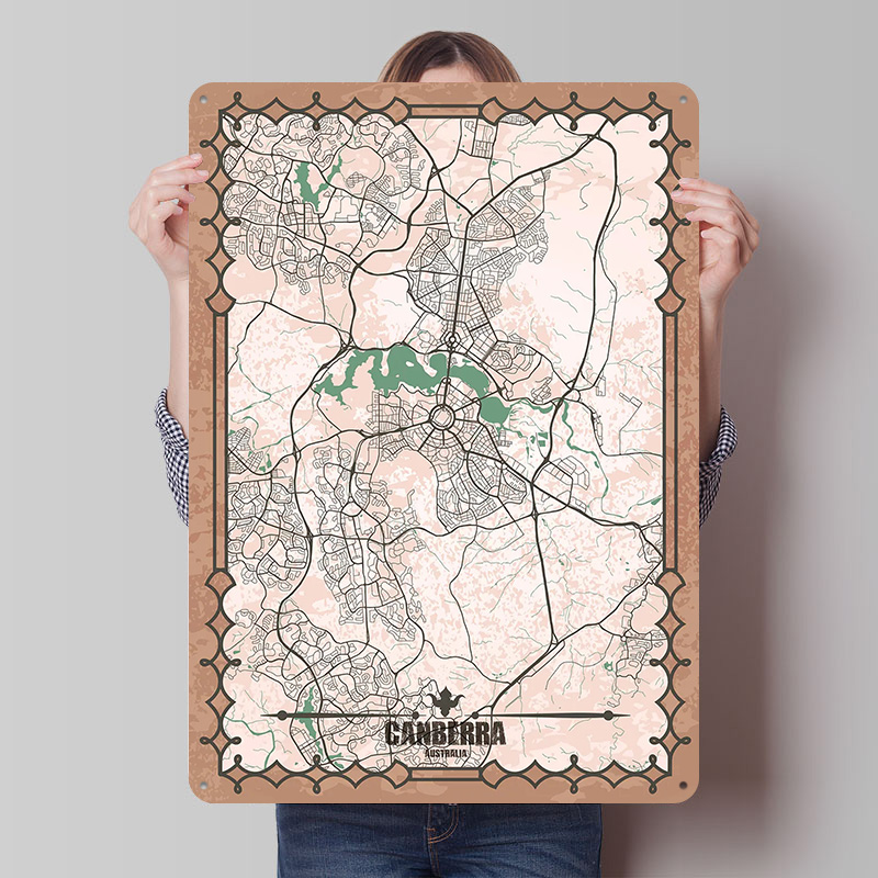 Canberra City Map Tinplate Pos – обзор и цена Canberra Vintage & Collectible Centre Reviews