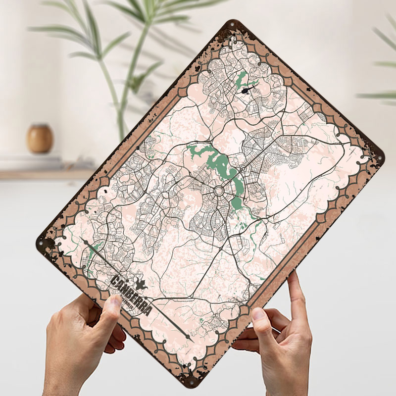 Canberra City Map Tinplate Pos – обзор и цена Canberra Vintage & Collectible Centre Reviews