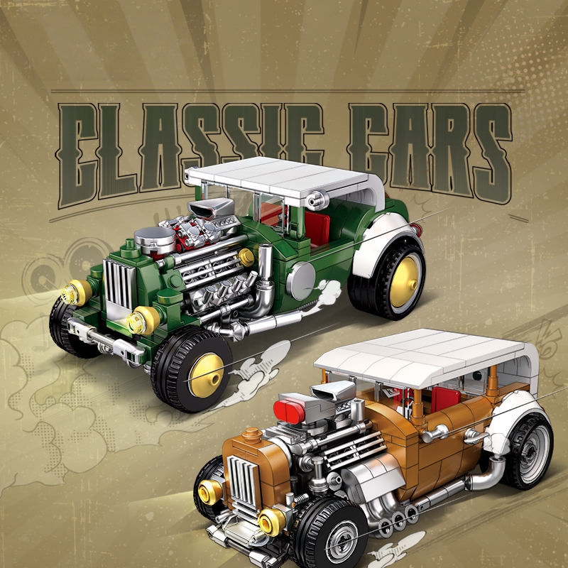 Retro vintage car building blo – обзор и цена Vintage Collectible Toy Cars