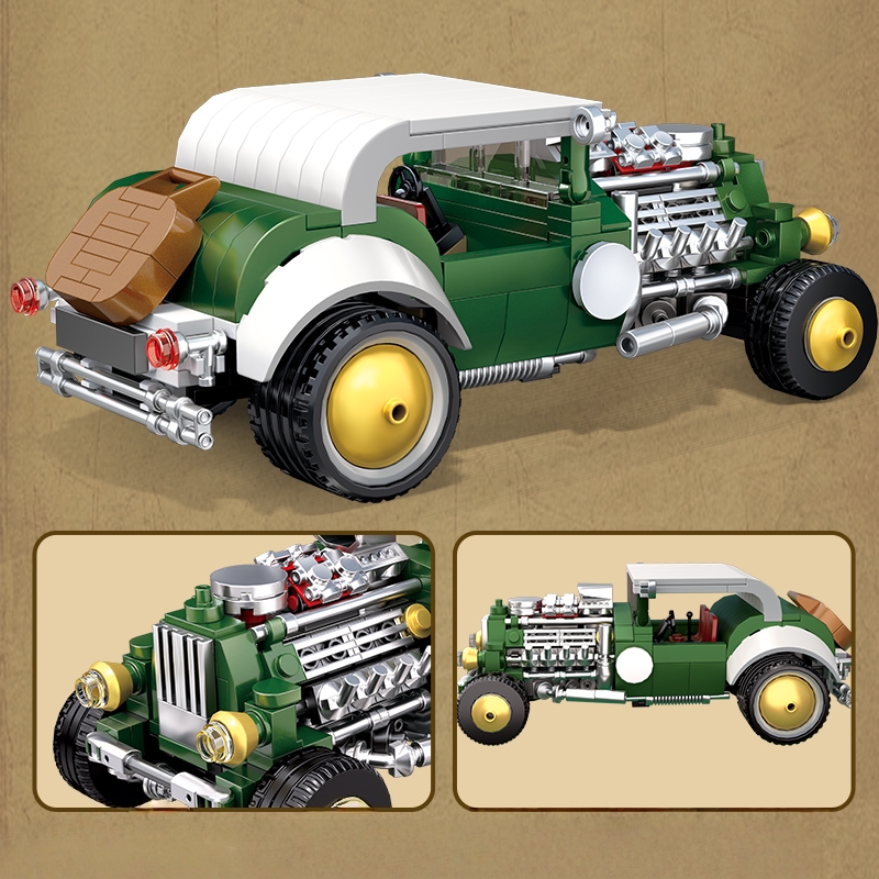 Retro vintage car building blo – обзор и цена Vintage Collectible Toy Cars