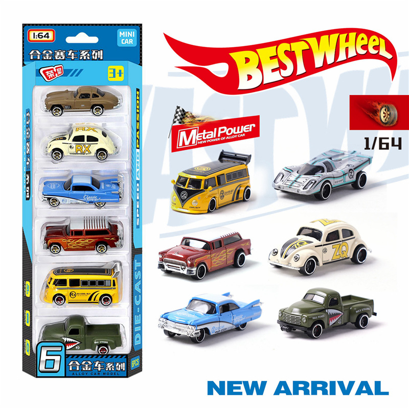 1:64 Alloy retro racing car 6- – обзор и цена Vintage Collectible Toy Cars