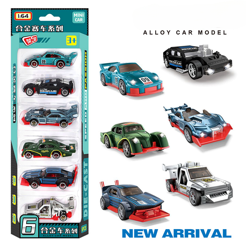 1:64 Alloy retro racing car 6- – обзор и цена Vintage Collectible Toy Cars