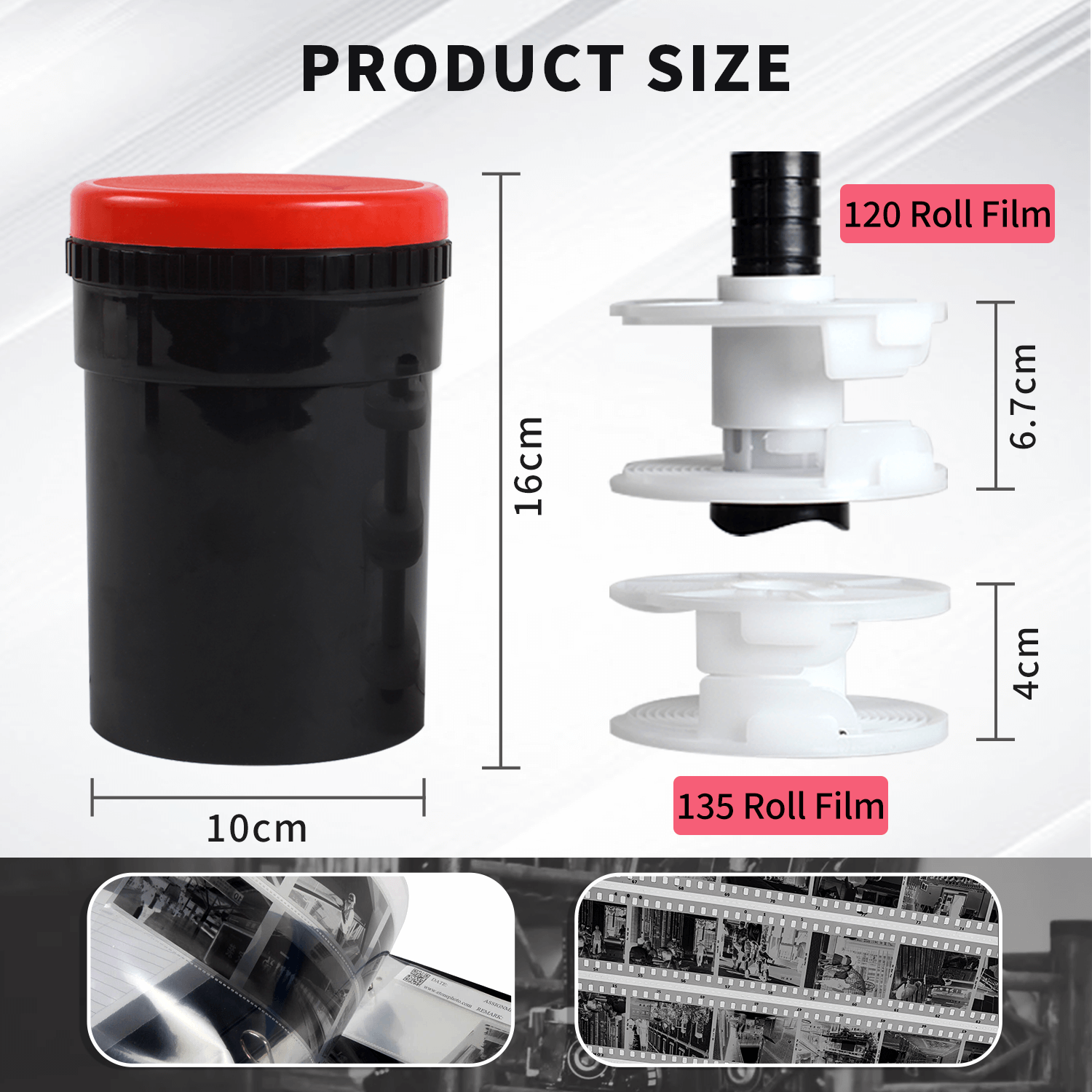 Compact 2 Reel 35mm Film Devel – обзор и цена Developing Tank Reel