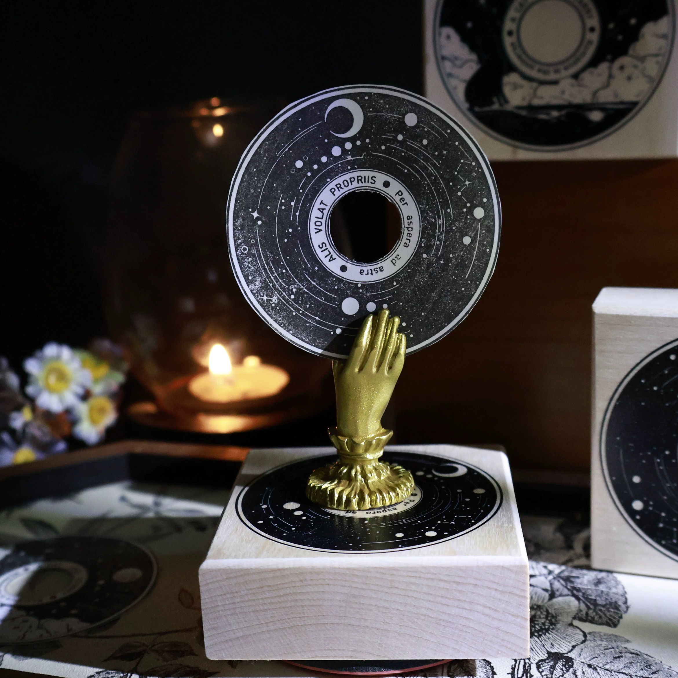 YiEr Studio Vintage Stars Moon – обзор и цена Vintage Collectible Stamps