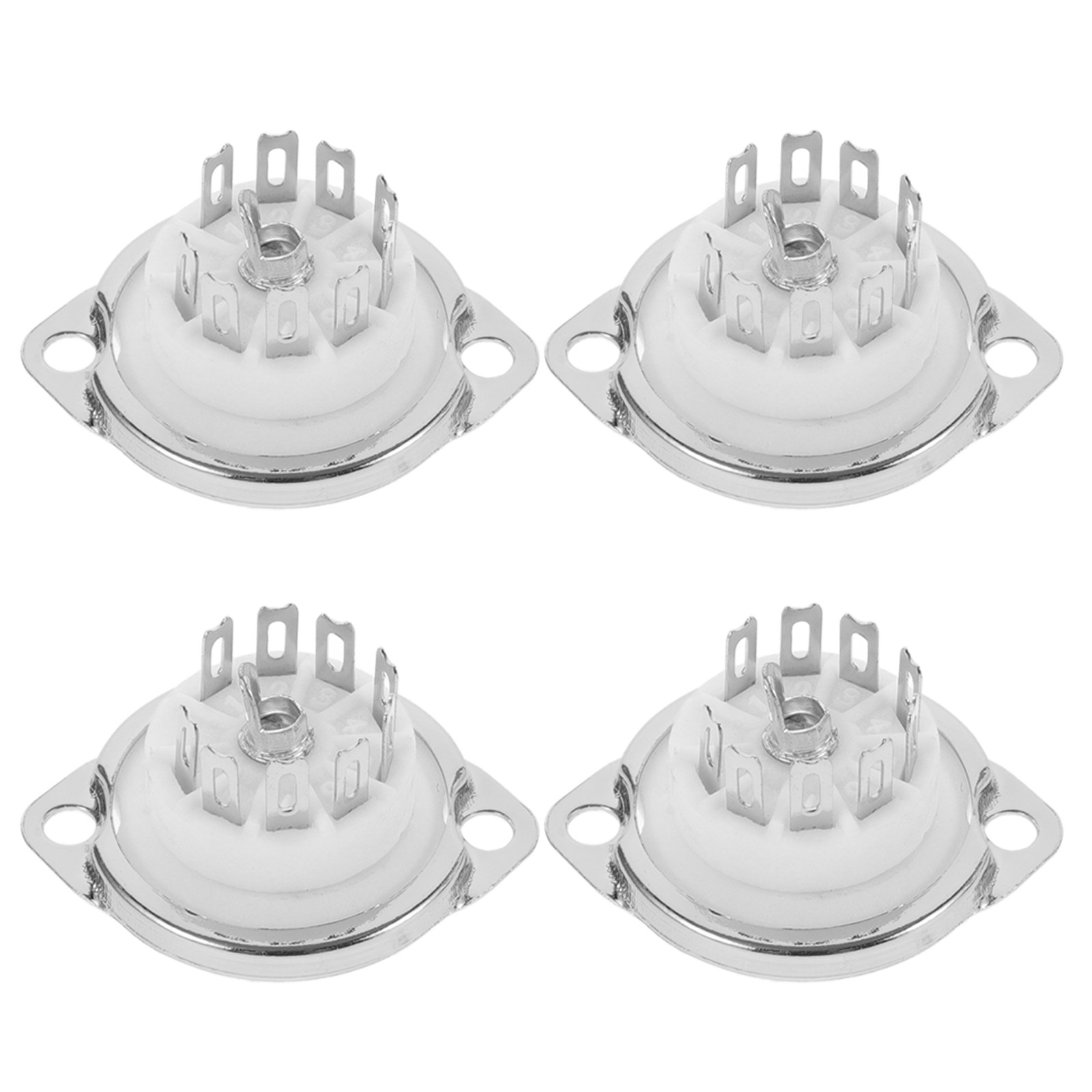 4Pcs Ceramic 9-Pin Tube Socket – обзор и цена Tube Amplifier Part