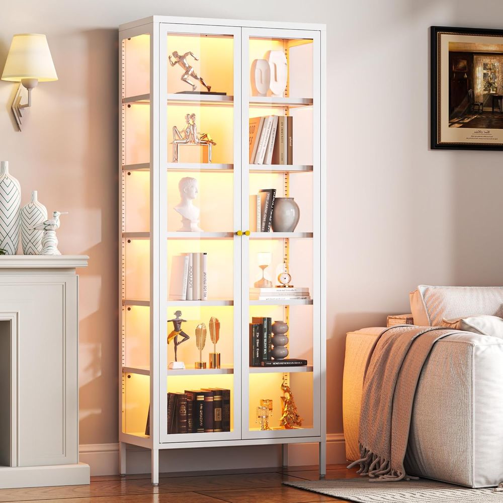 67 6-Tier Glass Curio Cabinet  – обзор и цена Collectible & Vintage Dolls For Christmas