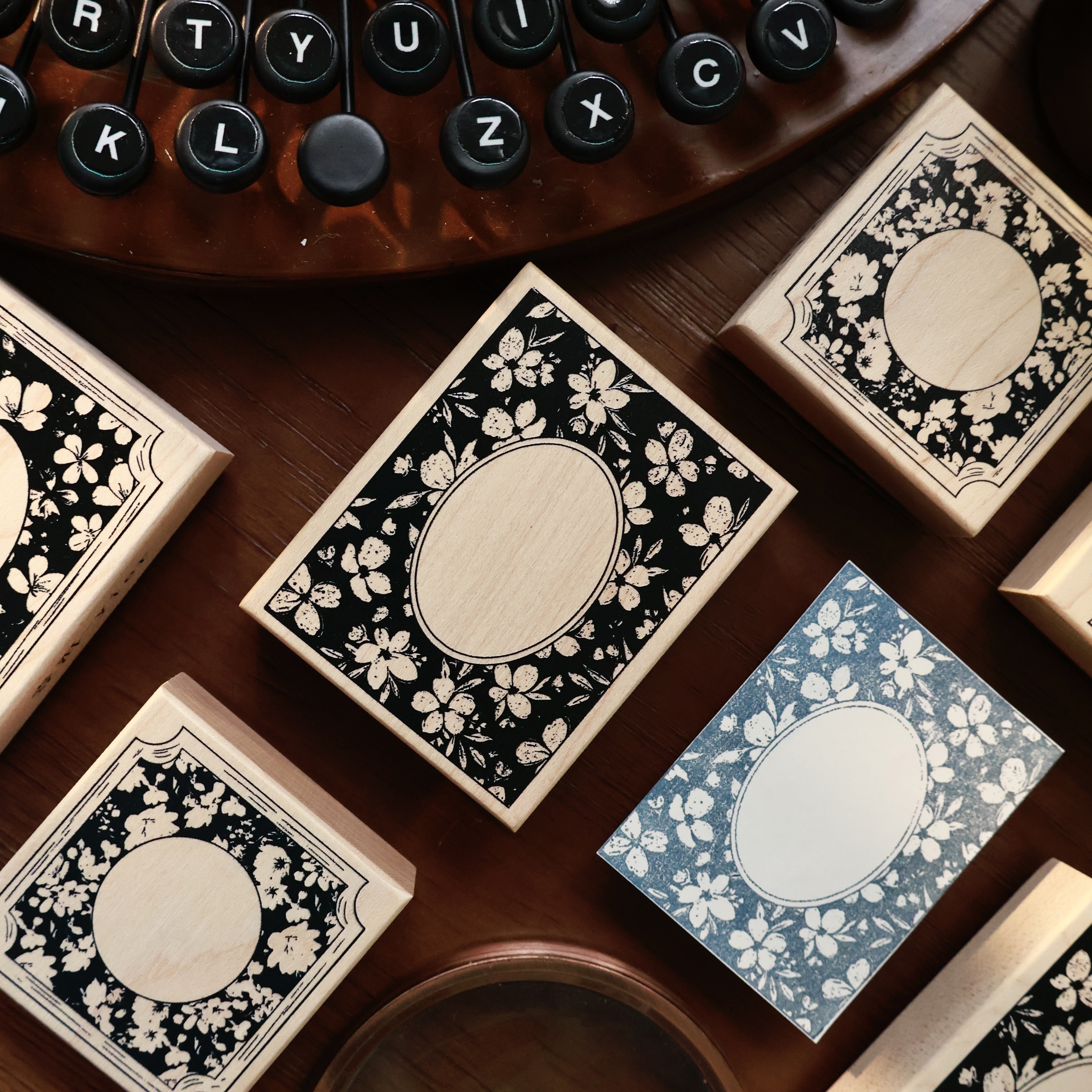 YiEr Studio Vintage Ink Flower – обзор и цена Vintage Collectible Stamps