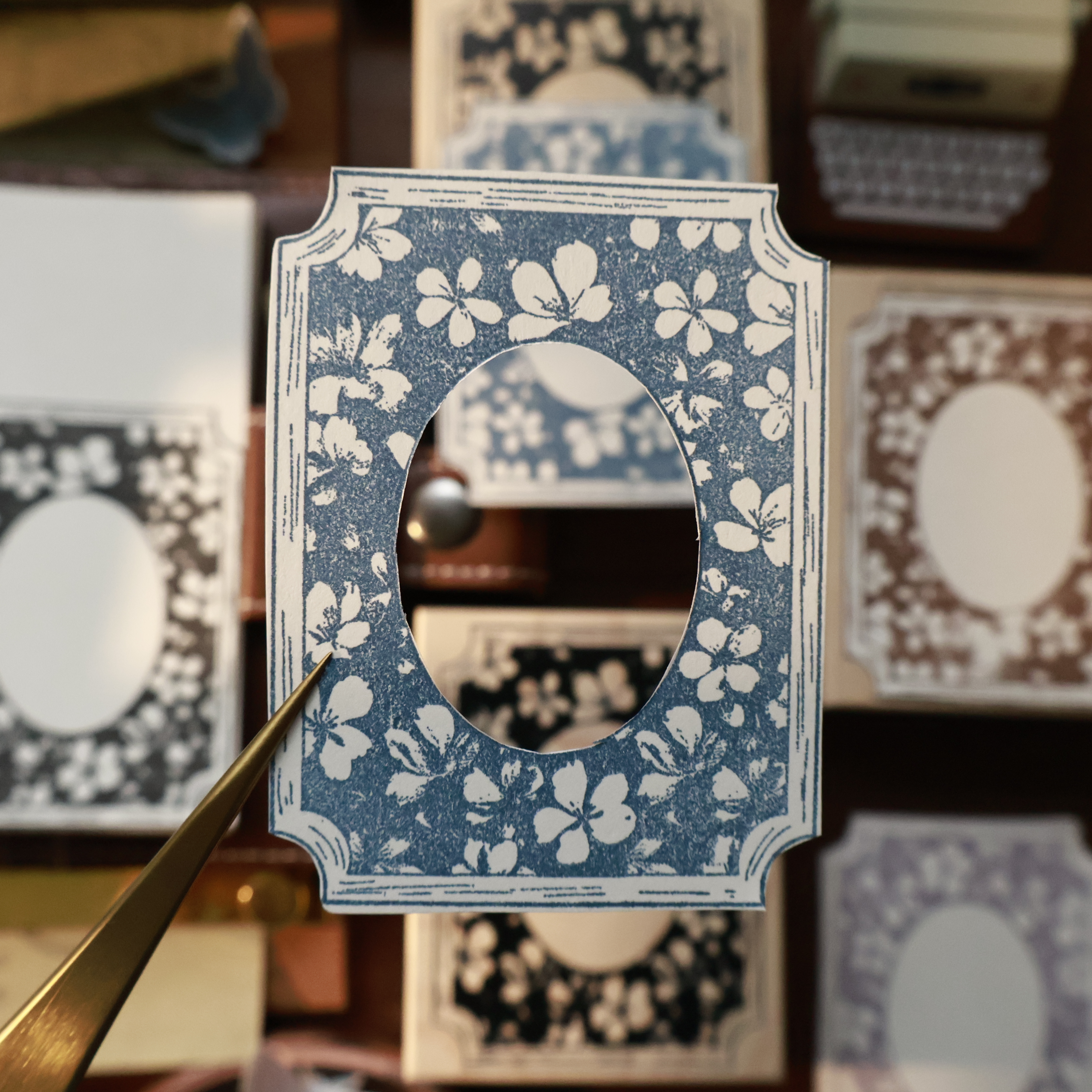 YiEr Studio Vintage Ink Flower – обзор и цена Vintage Collectible Stamps