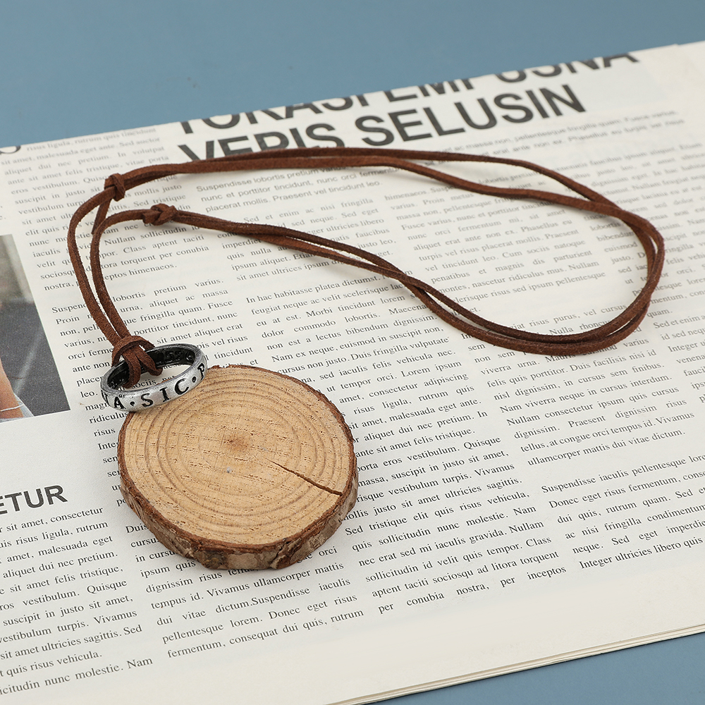 Game Anime Leather Chain Ring  – обзор и цена Vintage Necklace