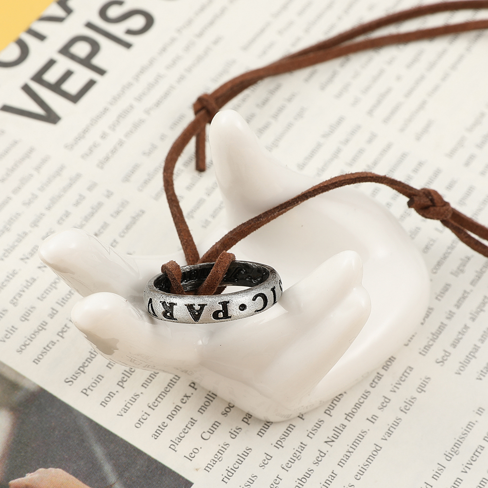 Game Anime Leather Chain Ring  – обзор и цена Vintage Necklace