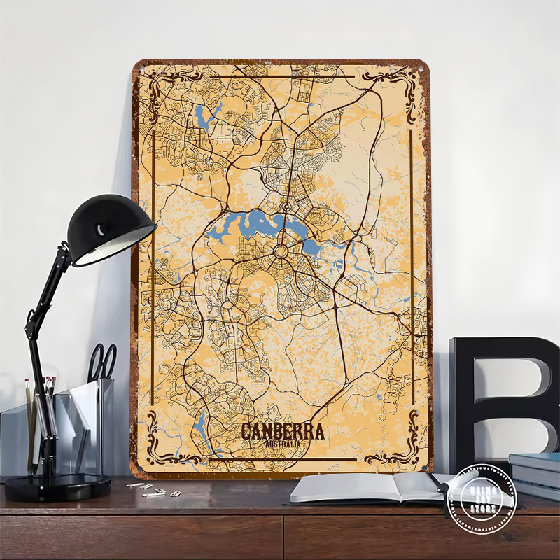 Canberra City Map Tinplate Pos – обзор и цена Canberra Vintage & Collectible Centre Reviews