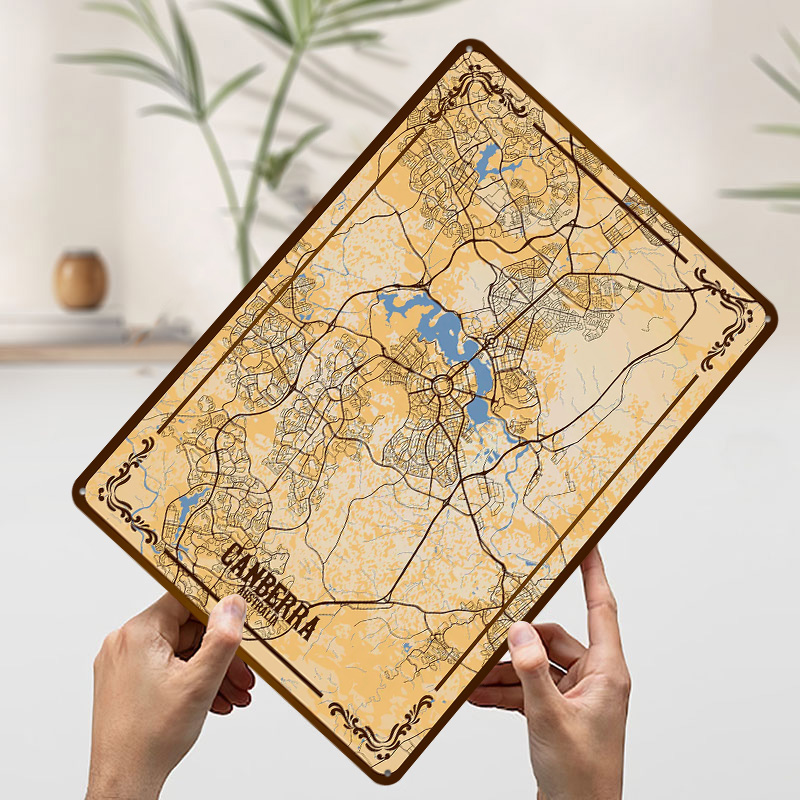Canberra City Map Tinplate Pos – обзор и цена Canberra Vintage & Collectible Centre Reviews