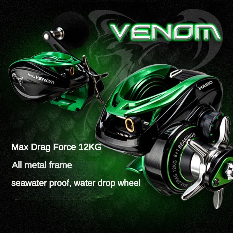 HAIBO VENOM Anti-saltwater Fis – обзор и цена Developing Tank Reel