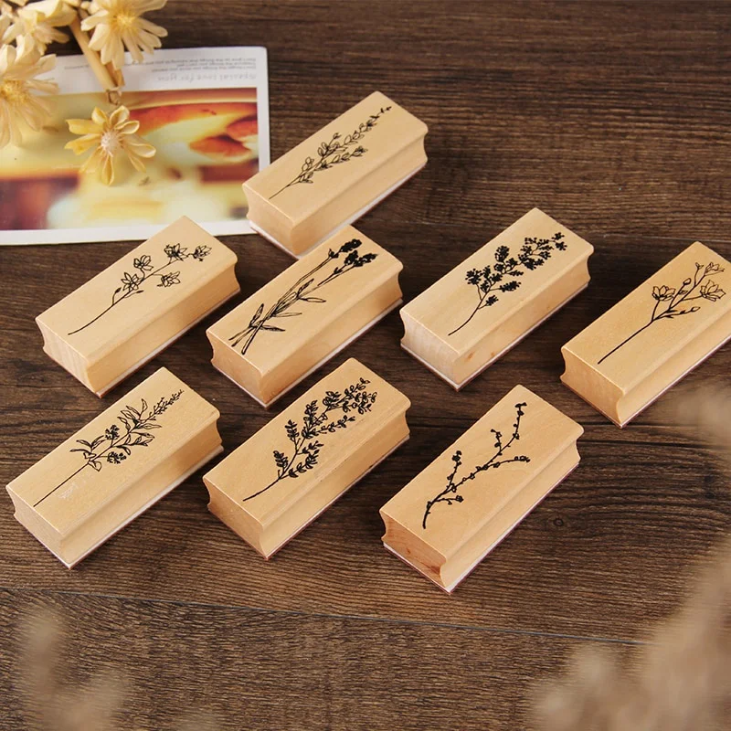 Vintage Plant Tree Wooden Rubb – обзор и цена Vintage Collectible Stamps