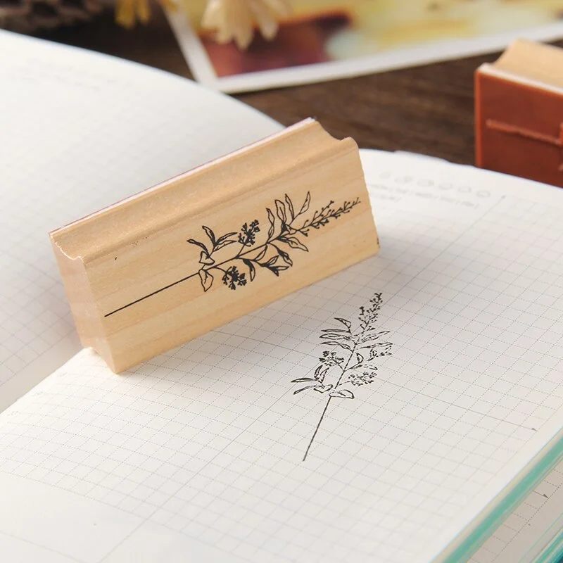 Vintage Plant Tree Wooden Rubb – обзор и цена Vintage Collectible Stamps