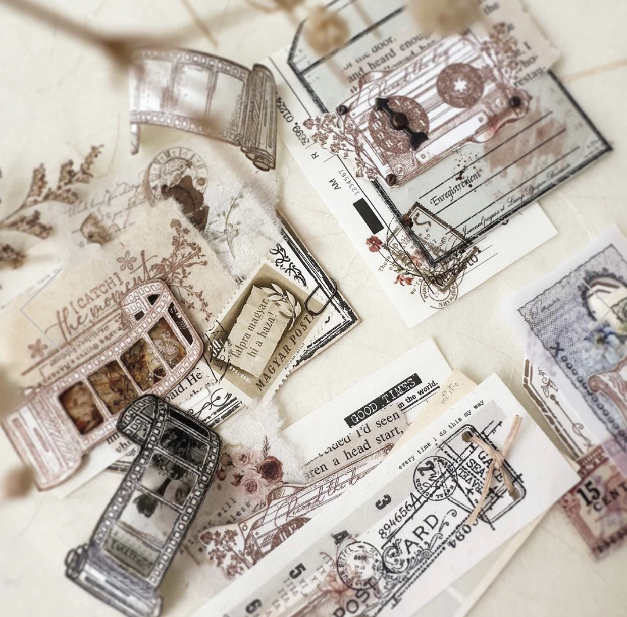JP Vintage Slow Living Catch T – обзор и цена Vintage Collectible Stamps