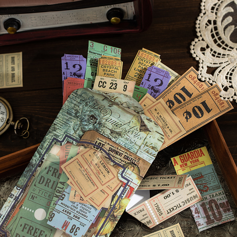 40Pcs Per Pack Retro Strip Bro – обзор и цена Vintage Collectible Stamps