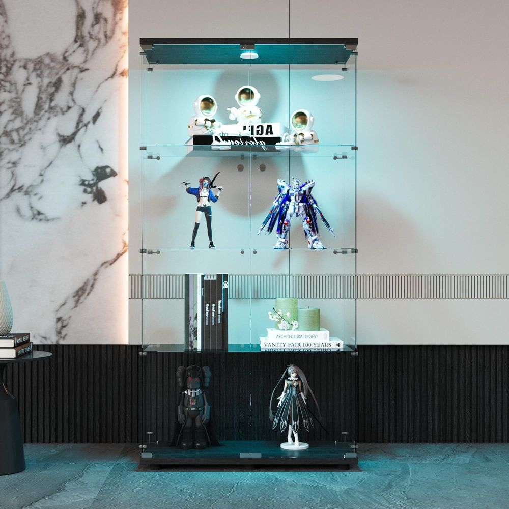 4Shelf Tempered Glass Display  – обзор и цена Collectible & Vintage Dolls For Christmas
