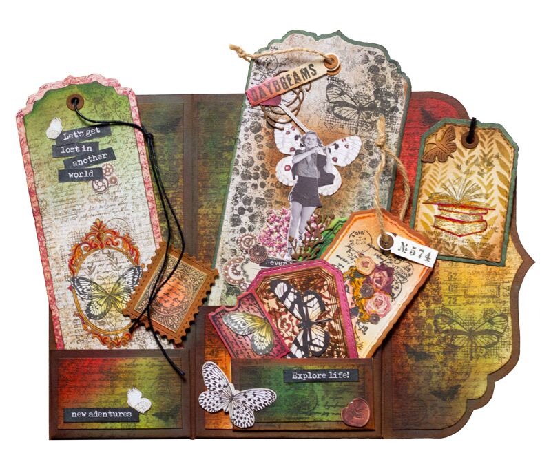 Tag Envelope Grunge Collection – обзор и цена Vintage Collectible Stamps