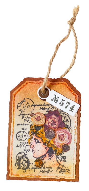 Tag Envelope Grunge Collection – обзор и цена Vintage Collectible Stamps