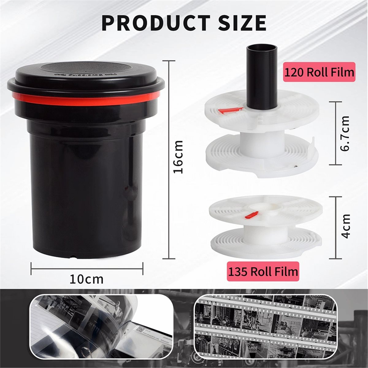 2026 New 120/135/127mm Film De – обзор и цена Developing Tank Reel