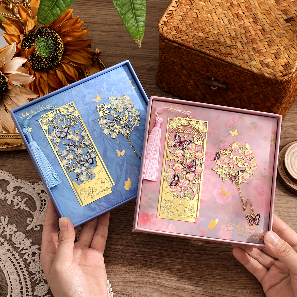 2 Pcs Butterfly Bookmarks With – обзор и цена Vintage Collection