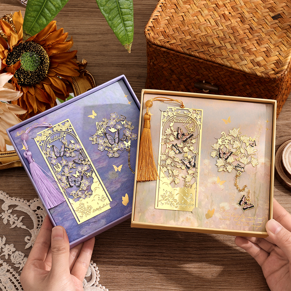 2 Pcs Butterfly Bookmarks With – обзор и цена Vintage Collection