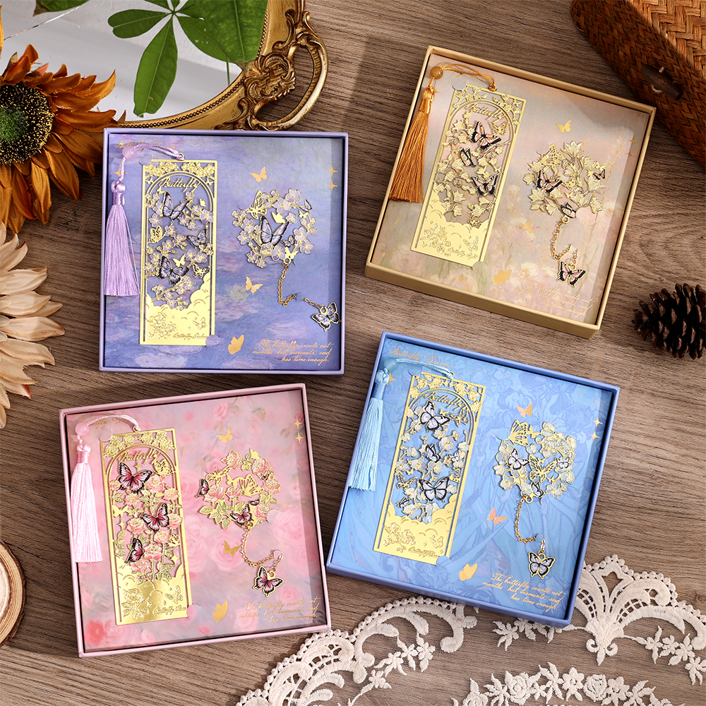 2 Pcs Butterfly Bookmarks With – обзор и цена Vintage Collection