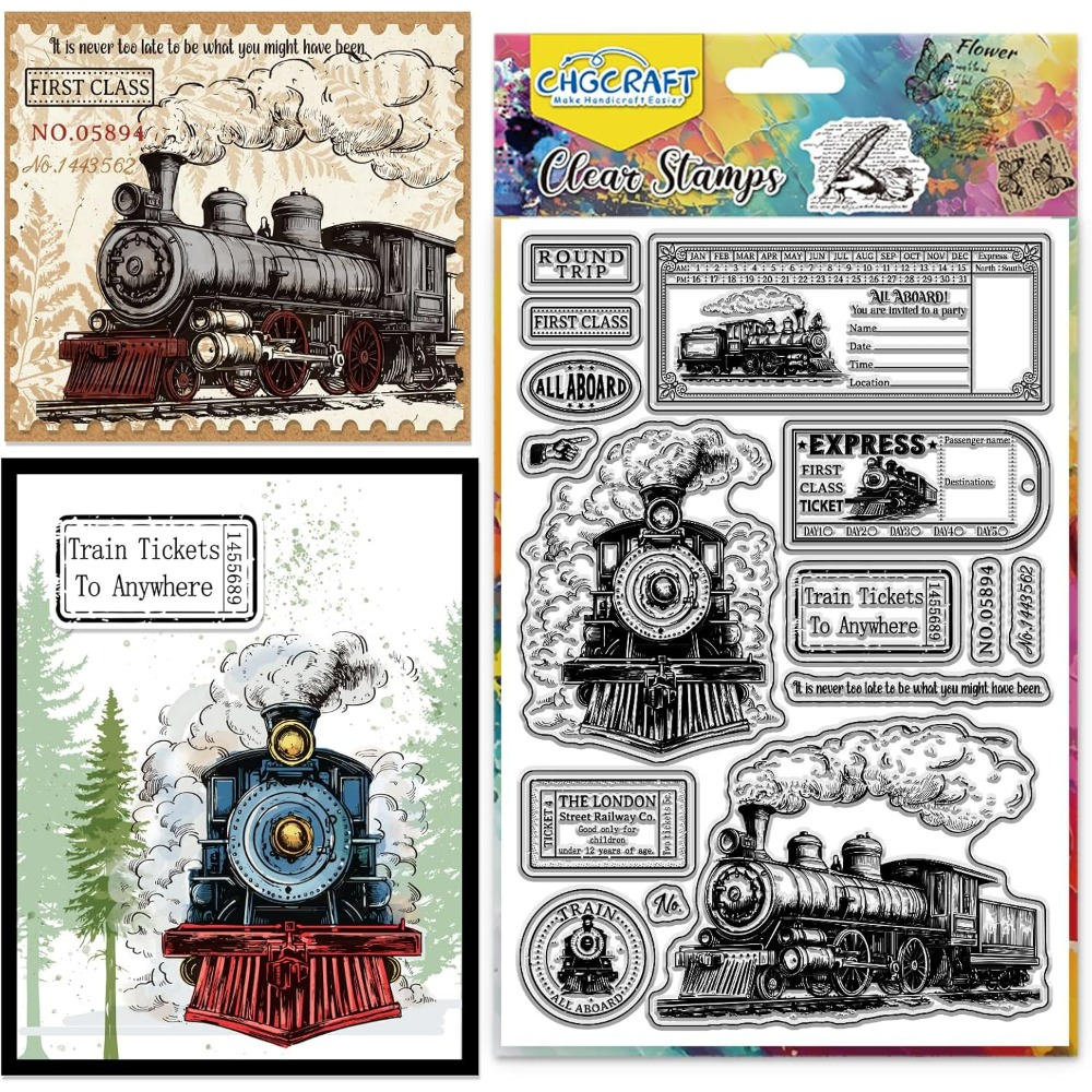 Vintage Train Tickets Clear St – обзор и цена Vintage Collectible Stamps