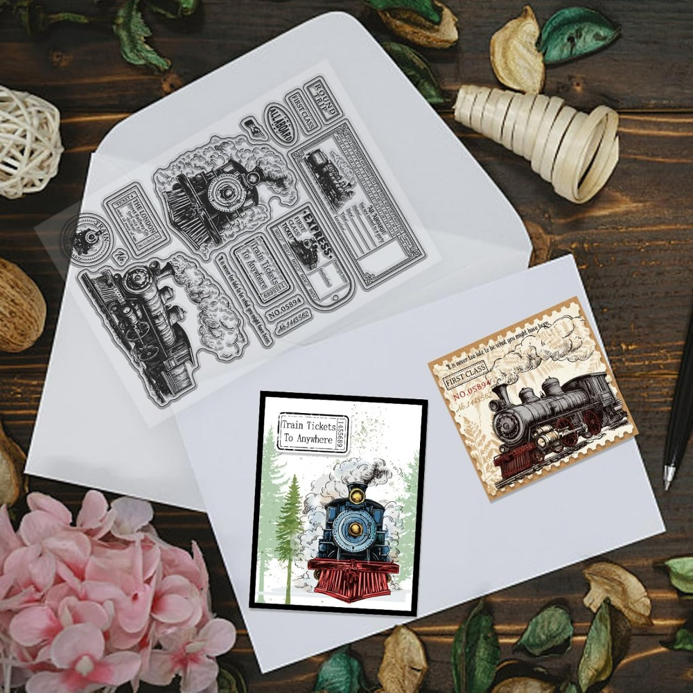 Vintage Train Tickets Clear St – обзор и цена Vintage Collectible Stamps