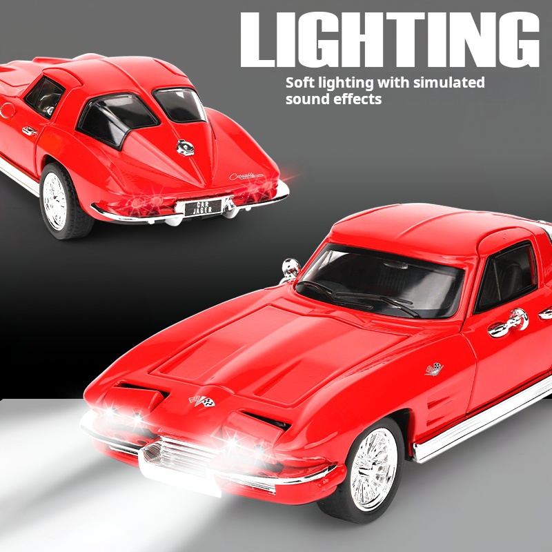 1:32 Corvette Vintage Classic  – обзор и цена Vintage Collectible Toy Cars