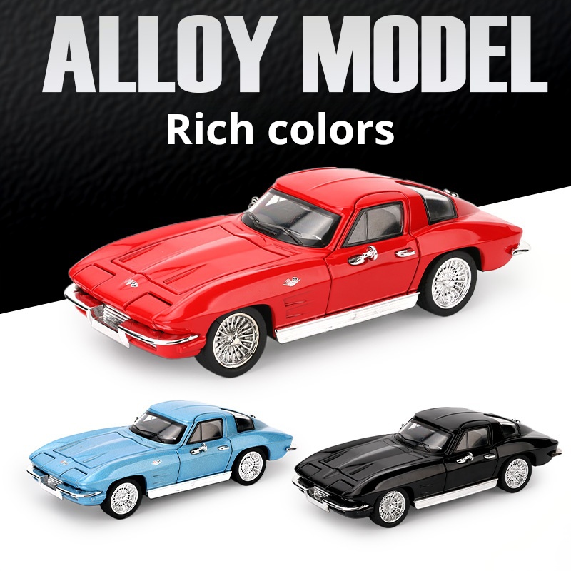 1:32 Corvette Vintage Classic  – обзор и цена Vintage Collectible Toy Cars