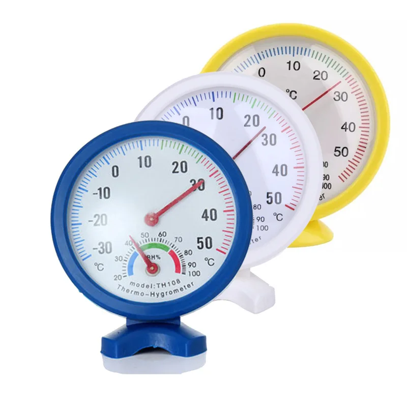 1PC Mini Indoor Thermometer Hy – обзор и цена Analog Meter Gauge
