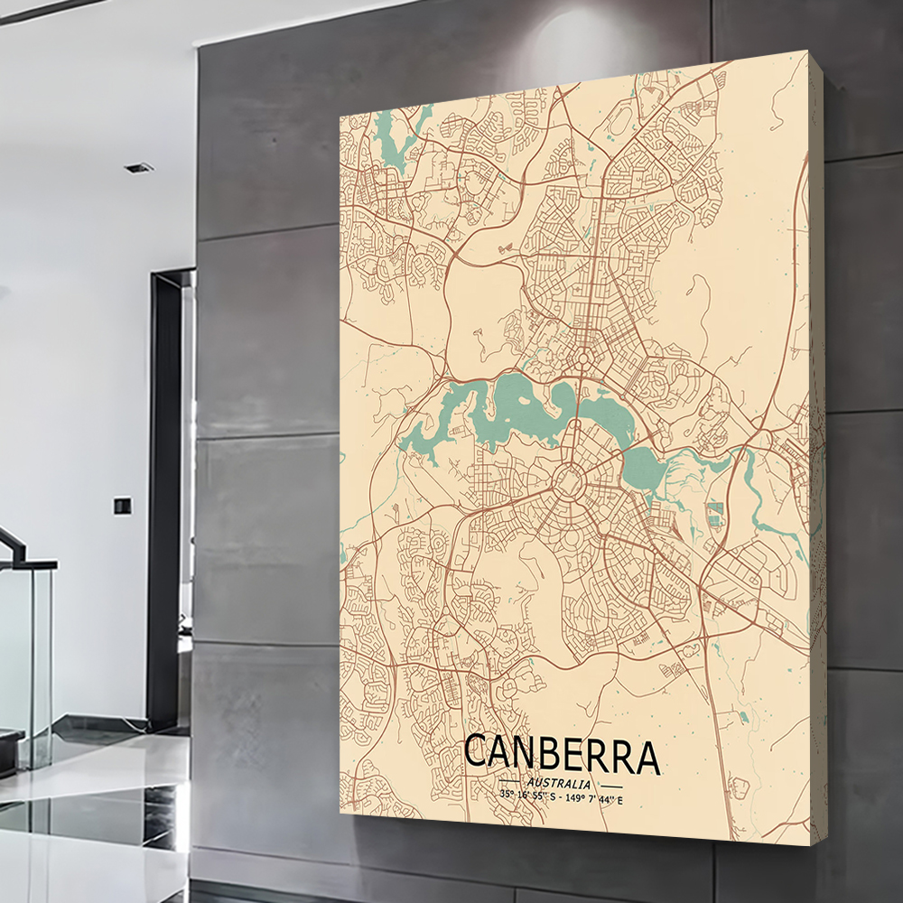 Canberra Vintage Map Printing  – обзор и цена Canberra Vintage & Collectible Centre Reviews