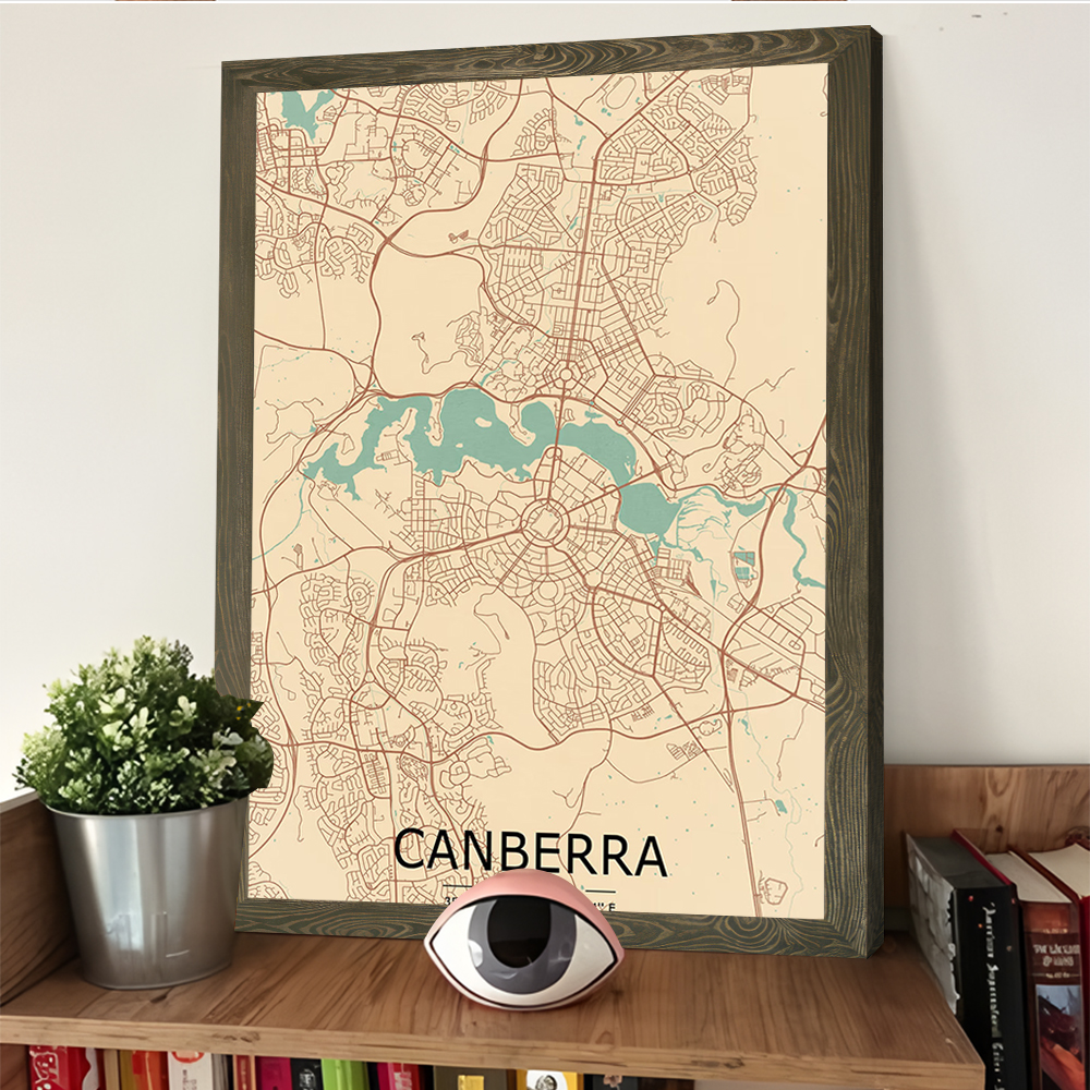 Canberra Vintage Map Printing  – обзор и цена Canberra Vintage & Collectible Centre Reviews