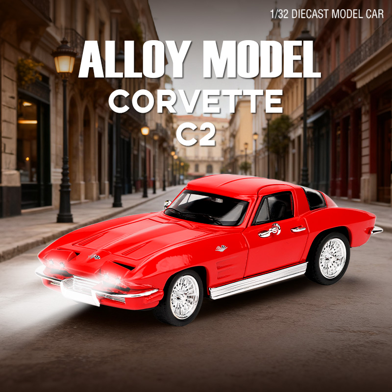 1:32 Corvette Vintage Classic  – обзор и цена Vintage Collectible Toy Cars