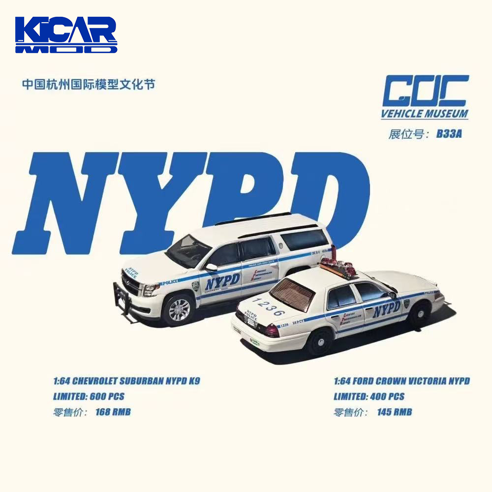 GOC 1/64 NYPD Model Car Vintag – обзор и цена Vintage Collectible Toy Cars