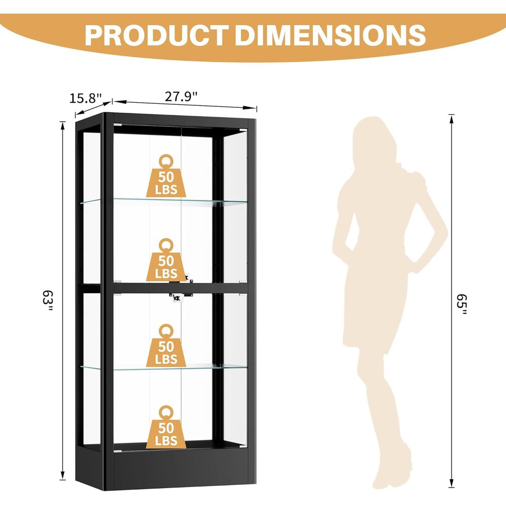4-Sided Lockable Glass Display – обзор и цена Collectible & Vintage Dolls For Christmas