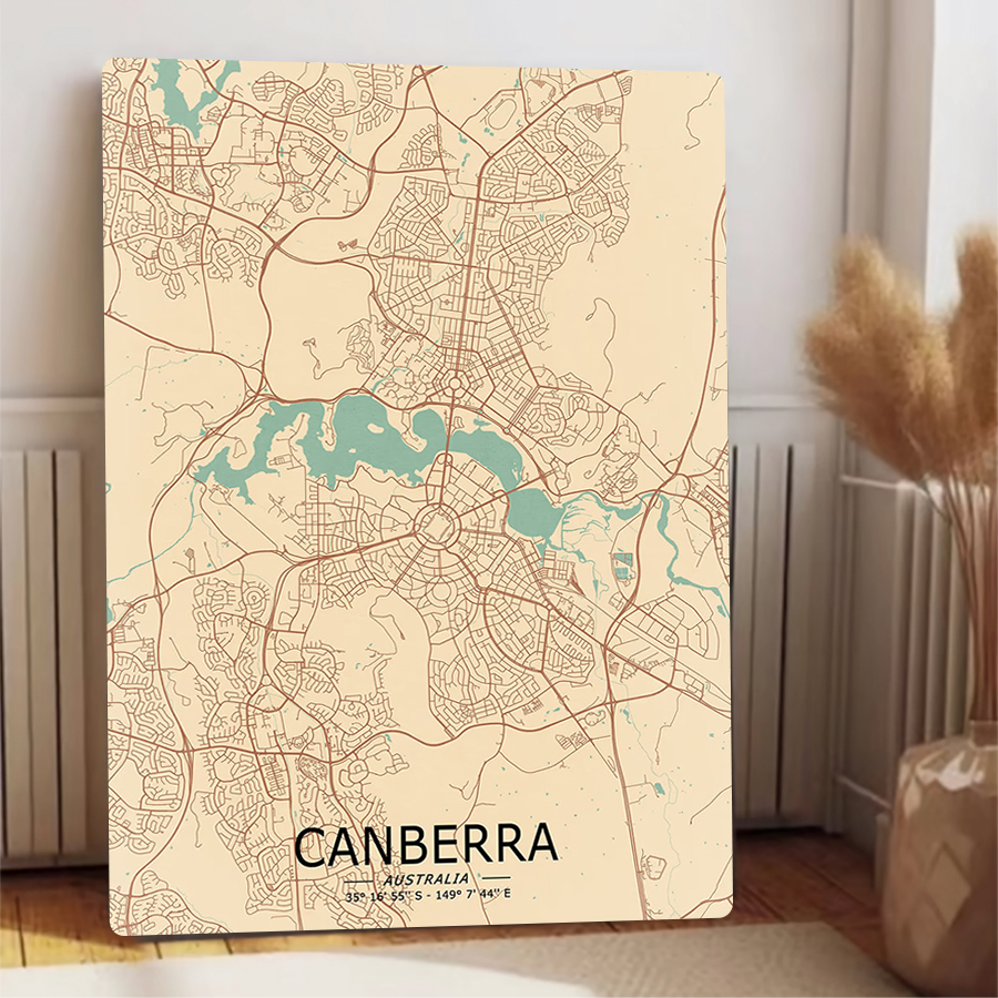 Canberra Australia City Map Me – обзор и цена Canberra Vintage & Collectible Centre Reviews