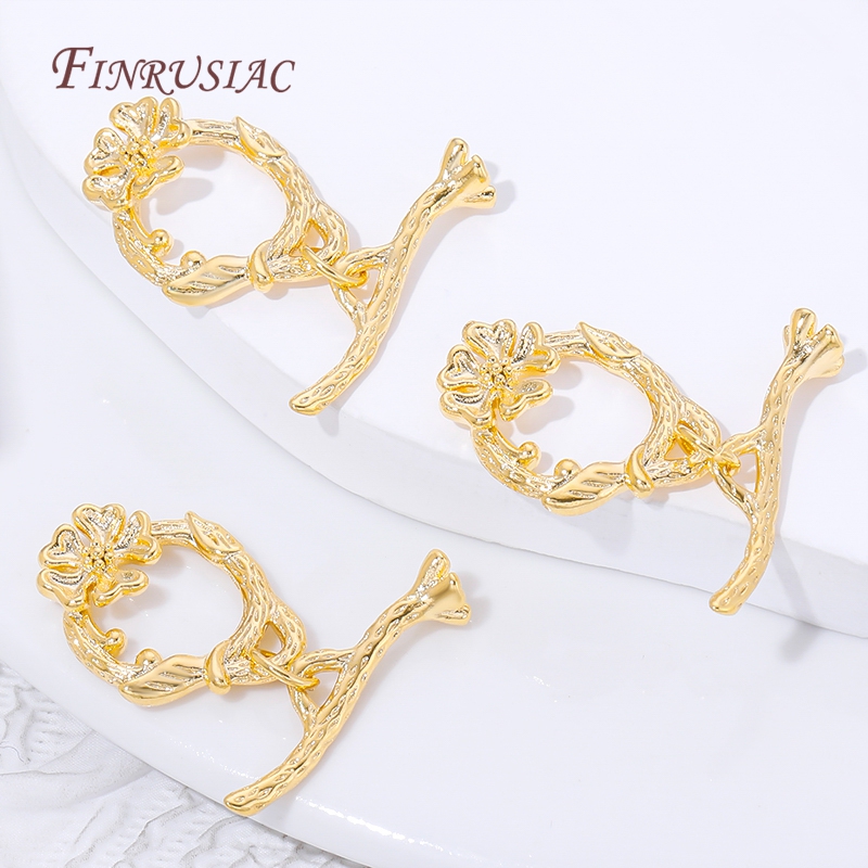18K Gold Plated Flower Branch  – обзор и цена Vintage Necklace