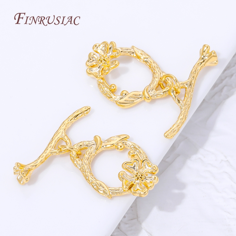 18K Gold Plated Flower Branch  – обзор и цена Vintage Necklace