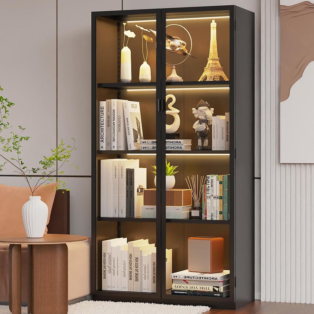 63 Tall Glass Display Cabinet  – обзор и цена Collectible & Vintage Dolls For Christmas