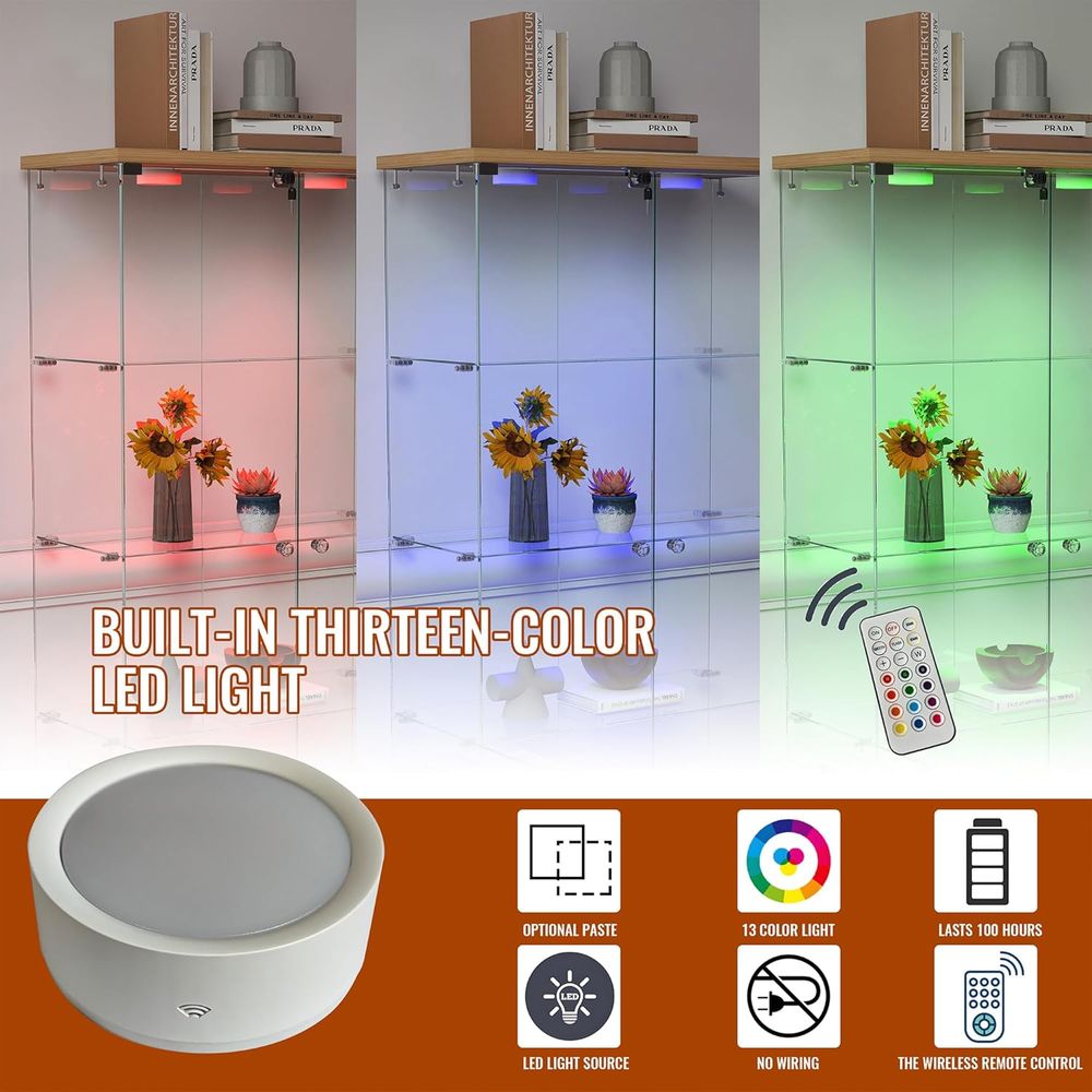 4-Tier Glass Cabinet with LED  – обзор и цена Collectible & Vintage Dolls For Christmas