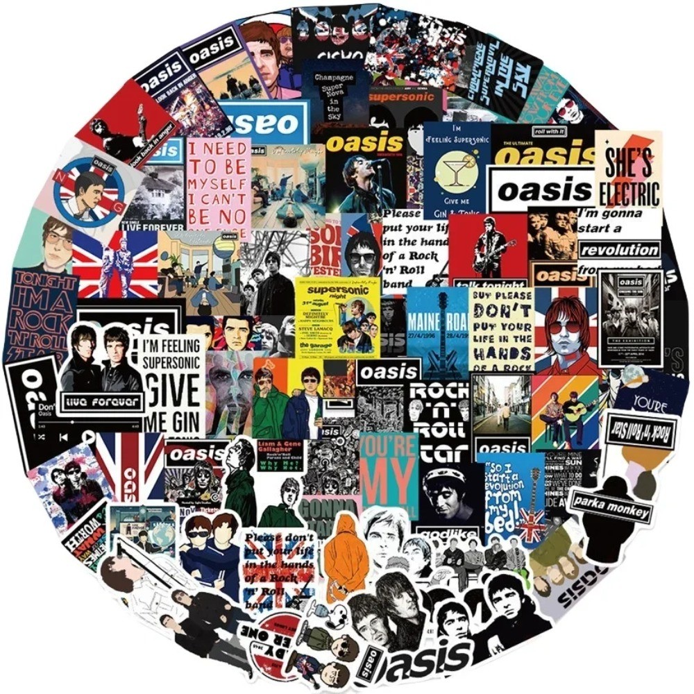 Oasis British Rock Band Sticke – обзор и цена Vintage And Collectible Stores