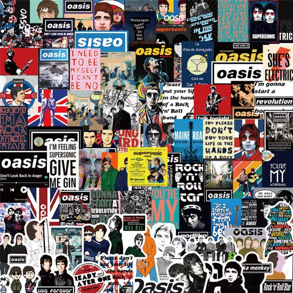 Oasis British Rock Band Sticke – обзор и цена Vintage And Collectible Stores
